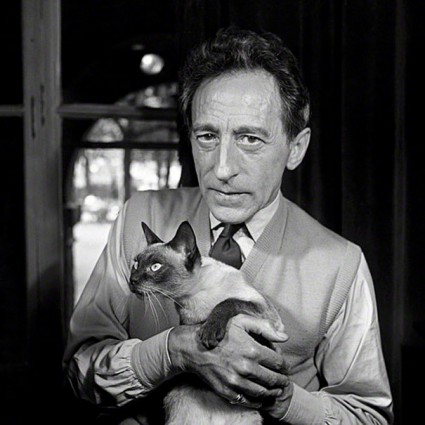 Jean Cocteau with Karoun