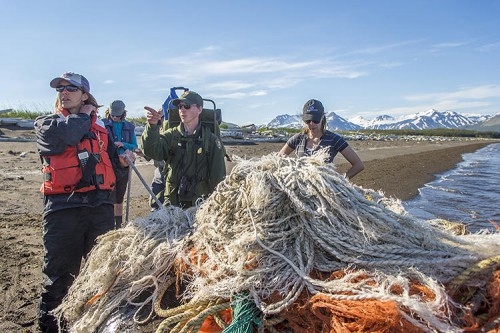 Debris from the 2011 Japanese tsunami gets most of the headlines, but it's far from the only plastic washing up on the beaches of Alaska.